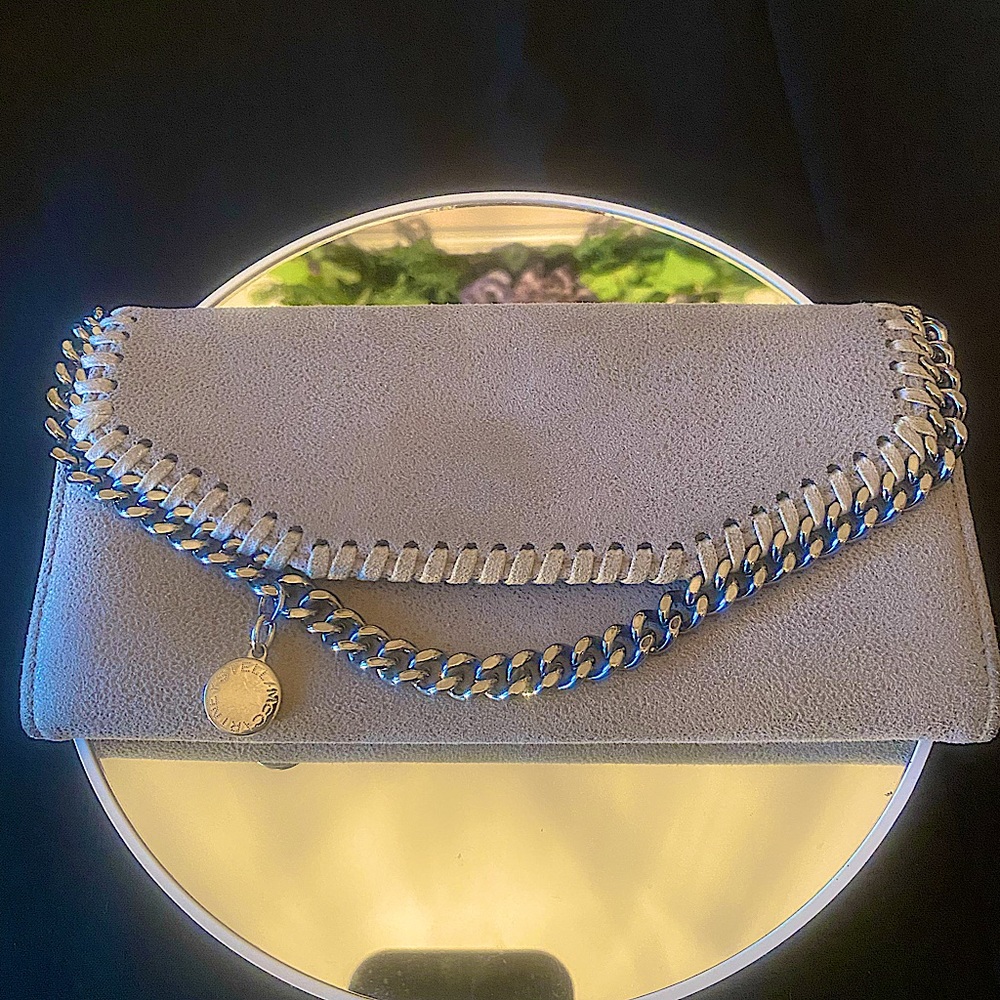 Stella McCartney Light Gray Falabella Wallet - #100 - Picture 1 of 13